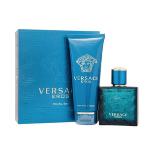 Versace Eros by Versace Gift Set - 1.7 oz Eau De Toilette Spray + 3.4 oz Shower Gel