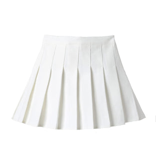 DOOVID School Uniform Skirts for Girls Kids Tennis Skirt Girl's Pleated Skirt Student 6-12 Years Mini Short Skirts