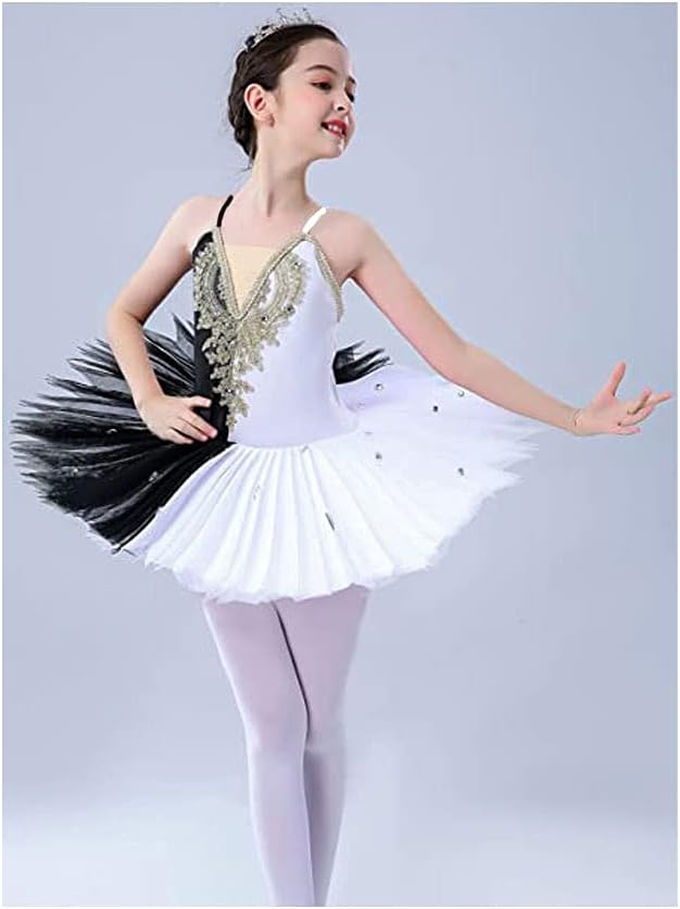 Kids' Girl's Camisole Leotard Ballet Tutu Dresses Performance Dancewear Skirts