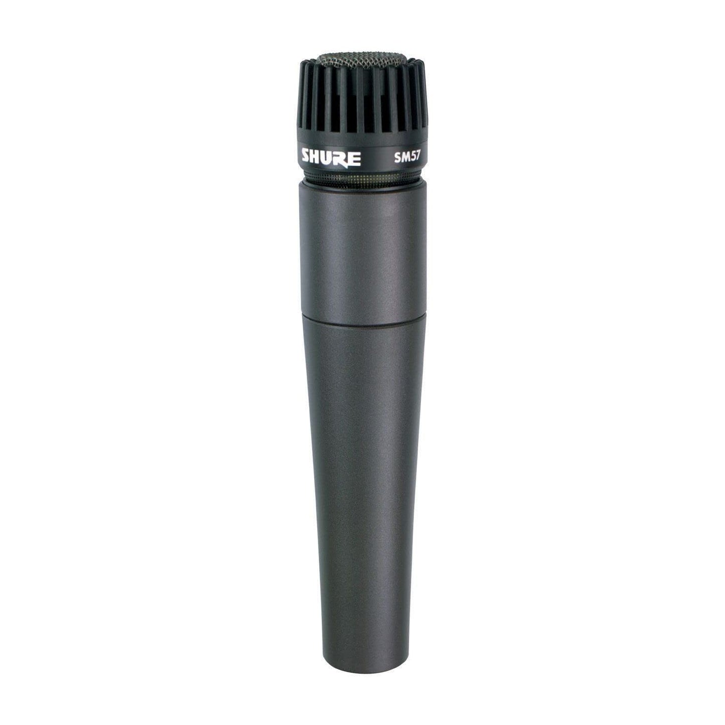 Shure SM57, Dynamic Instrument Microphone, Cardioid, Studio Ready, For Live Instrument Performance & Professional Audio Recording, Black