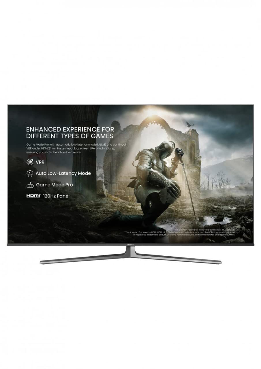 Hisense ULED 4K Premium Quantum Dot QLED Series 55-Inch Android Smart TV Model 55U8GQ - 1 Years Warranty.