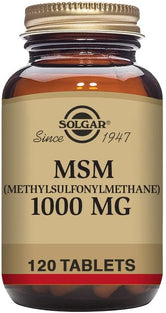 Solgar â€“ MSM 1000 mg, 120 Tablets