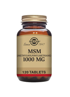 Solgar â€“ MSM 1000 mg, 120 Tablets