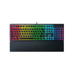 Razer Ornata V3 - Low Profile Gaming Keyboard (Hybrid Mecha-Membrane Switch, UV-coated Keycaps, Magnetic Soft-Touch Wrist Rest, RGB Chroma) UK Layout | Black