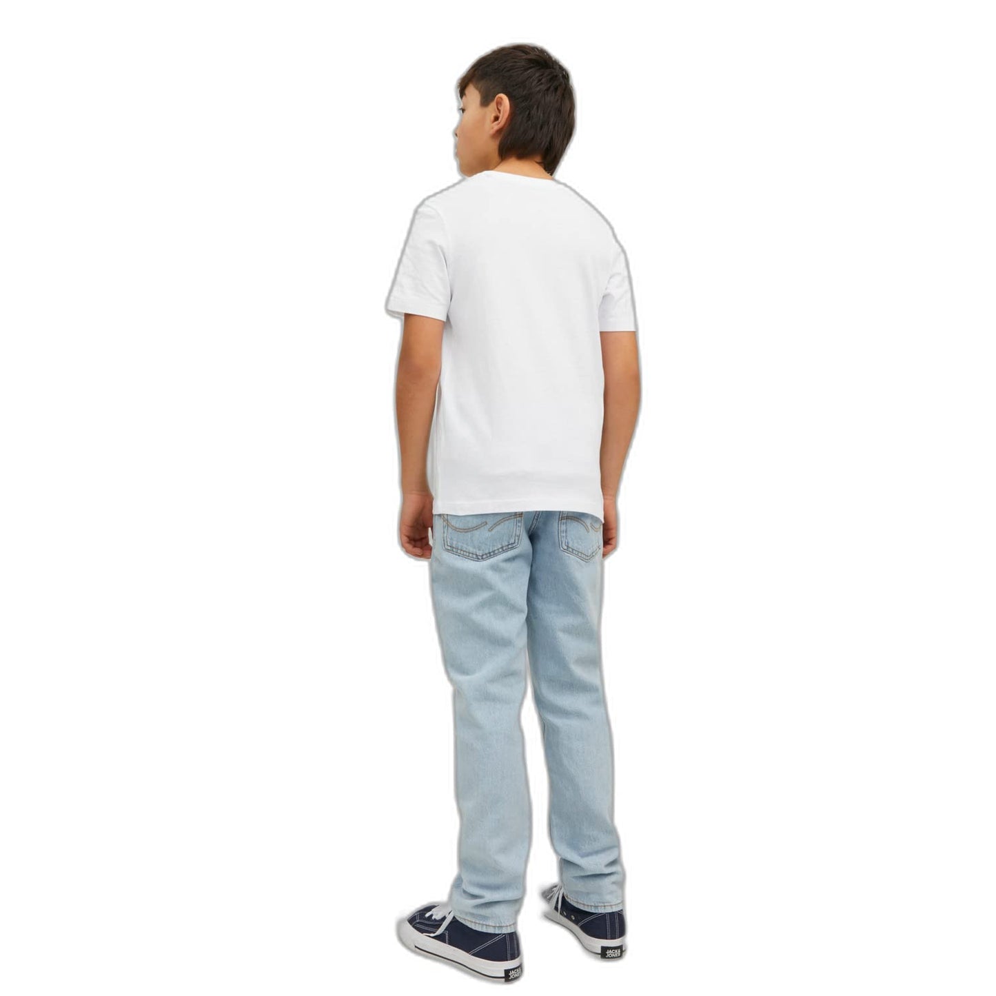 Jack & Jones Boy's Logo Short-Sleeves Play4 JUNIOR T-Shirt 8Y