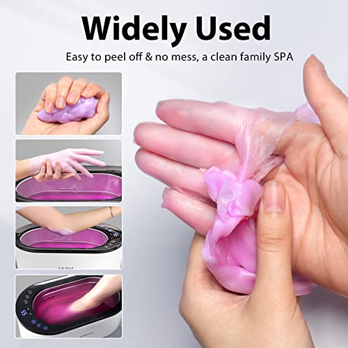 Paraffin Wax Refills 4 lbs - Ejiubas Lavender Paraffin Wax Blocks for Paraffin Bath Machine,Paraffin Wax for Hand and Feet, Relieve Arthitis Pain and Stiff Muscles Deep Hydration Family Christmas Gift