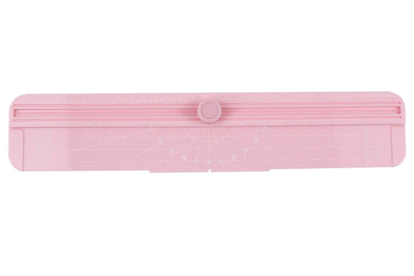 RC4100 paper trimmer easy to carry used for name card photo and paper cutting capacity about 12 sheets 70g A4 paper pink