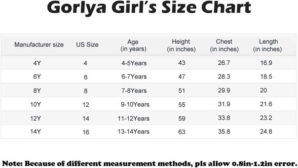 GORLYA الفتيات شفاف دوبي شبكة رجلان كم قميص قمم العنق مربع المجهزة البلوزات لمدة 4-14T