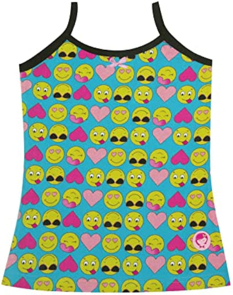 D'chica Girls Undershirt Cotton Camisoles Shelf Bra Layering Cami