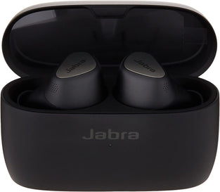 Jabra Elite 5 True Wireless In Ear Bluetooth Earbuds with Hybrid Active Noise Cancellation (ANC), 6 built-in Microphones, Small Ergonomic Fit and 6 mm Speakers - Made for iPhone - Titanium Black