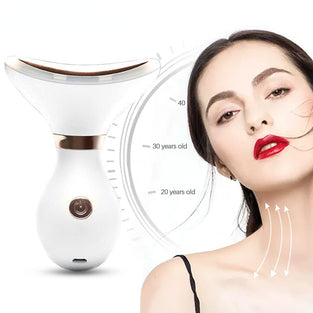 GUMAO Face Massager Electric,Facial Neck Lifting Machine， Face Beauty Device with 3 Modes，Cervical Spine Massager,Chin lift TighteSkin Rejuvenation Anti-aging Rechargeable