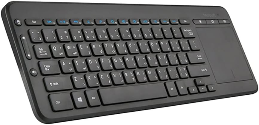 Microsoft N9Z-00019 Wireless All -In-One Media Keyboard Black ( Arabic )