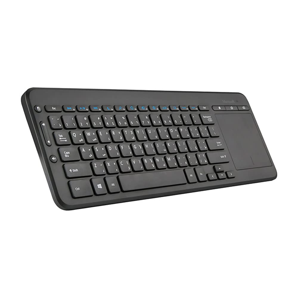 Microsoft N9Z-00019 Wireless All -In-One Media Keyboard Black ( Arabic )