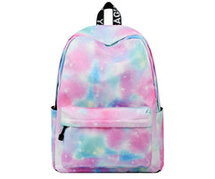 YANAIER Waterproof School Backpack for Girls Teens Cute Print Bookbag Laptop Backpack Women Travel Casual Daypack