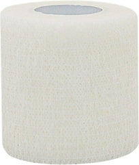 6 Rolls Flexible Cohesive Bandage 5cmX4.5m Non-Woven Athletic Tape Suitable for Sensitive White