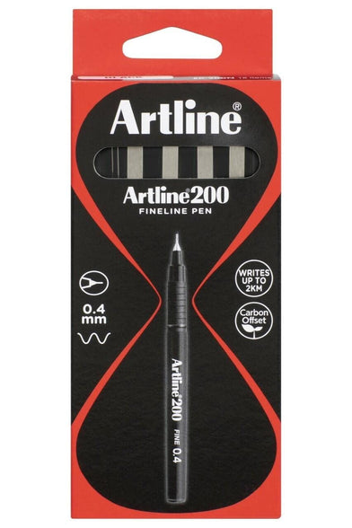 Artline 200 Technical Drawing Fineliner), Black Pen