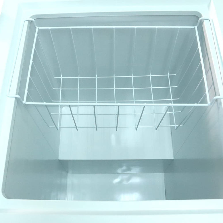NOBEL Single Door Freezer White 100 Litres Plastic Coated Aluminum Inside Tropical Inside Condenser NCF150
