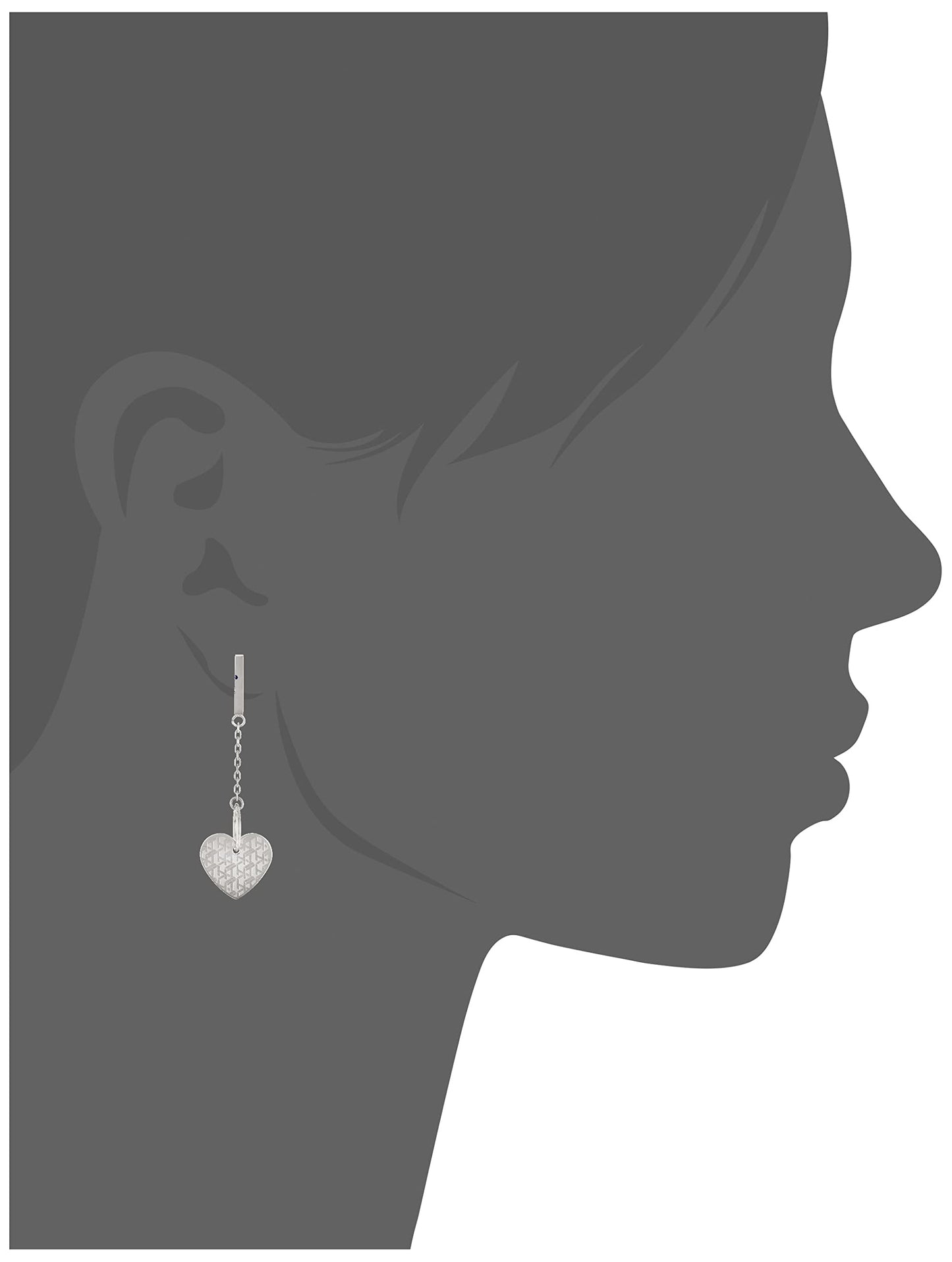 Tommy Hilfiger Women Silver Metal Stainless Steel Earrings - 2780302, One Size