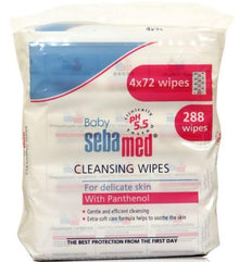 Sebamed Baby Cleansing Wipes 4 x 72pcs