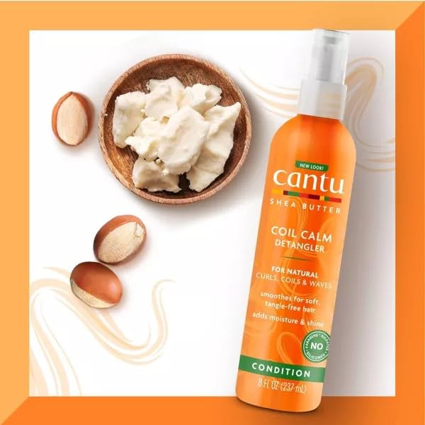 Cantu Coil Calm Detangler, 8 Fluid Ounce (Pack of 2)