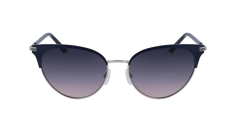Calvin Klein Women's Sunglasses Cateye, Ck American Essentials - Satin Navy