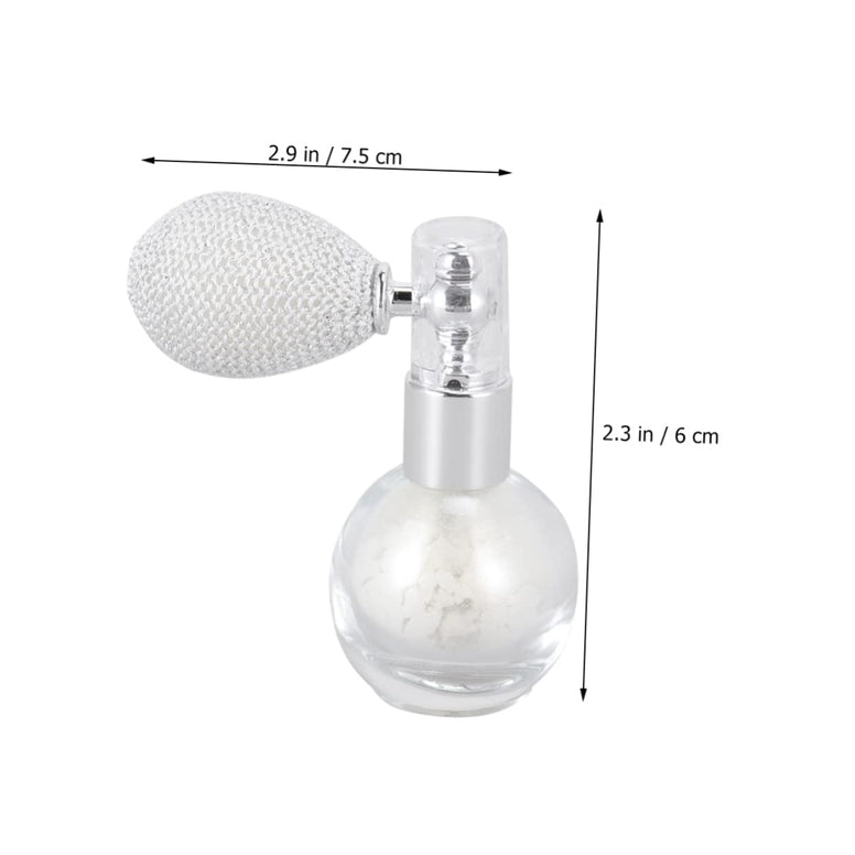 minkissy 2pcs perfume spray bottle glass spray bottles spray mist bottle for hair body highlighter sprayer Highlighter Spray Makeup spray powder makeup Highlighter Powder Sprayer dusting