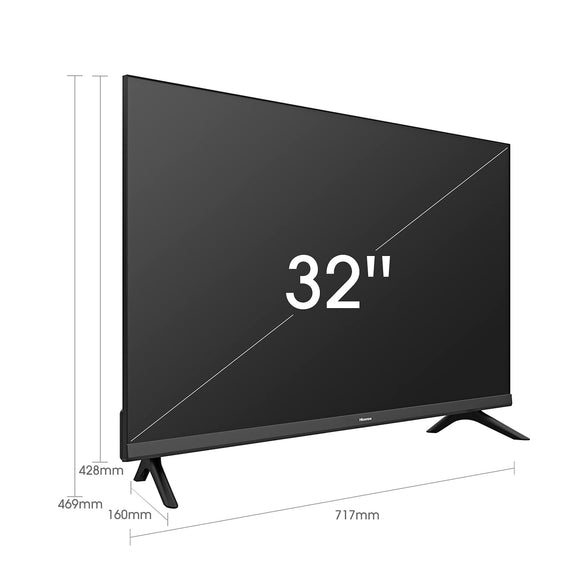 Hisense 32 Inch FHD Smart TV With Netflix, Youtube, Prime Video, Dolyby Audio & Bezelless Design Model - 32A4HAE (2022-23)