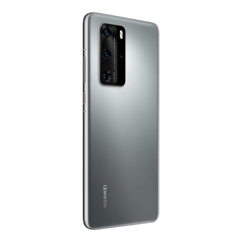 Huawei P40 Pro (5G) ELS-NX9 Dual/Hybrid-SIM 256GB Factory Unlocked Smartphone - International Version (Silver Frost)