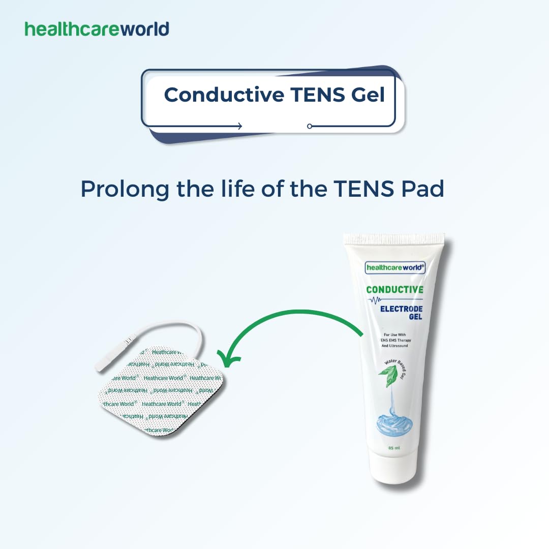 Conductive TENS Gel Adhesive Electrode Gel for TENS EMS x 2 Tubes