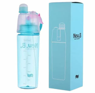 COOLBABY 600ML Spray Sports Bottle Spray and Drink 2 in 1, Spray Bottle for Outdoor Hydration Cooling