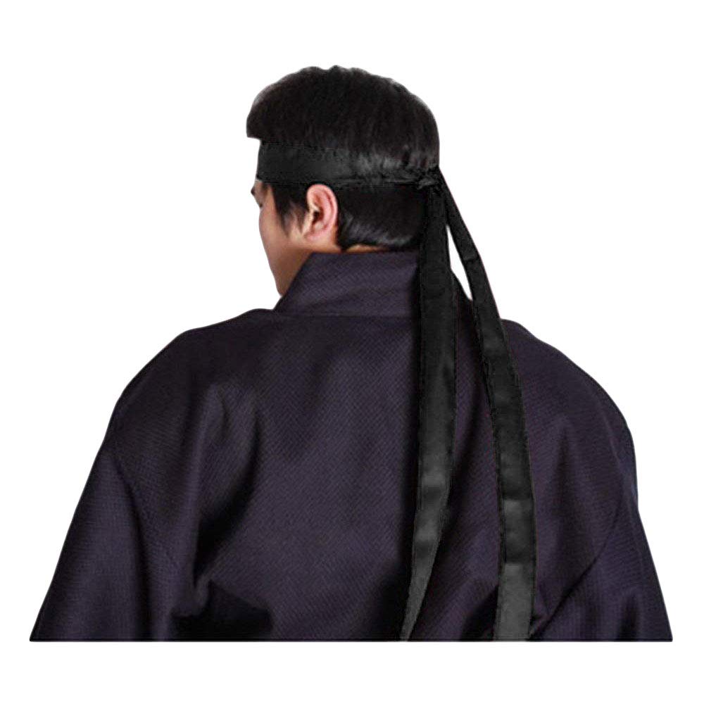 ZooBoo Kendo Samurai Warrior Kendo Headband Ninja Headband 200cm (Black)