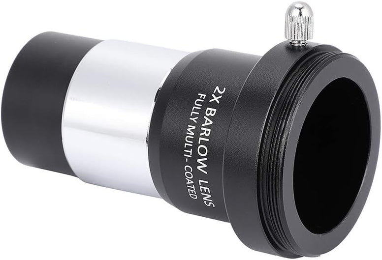 1.25inch Telescope Eyepiece - Astronomy Telescope Eyepiece Set 4/10/25mm + 2X Barlow Lens Kit for Astronomy - Plossl Telescope Lens with Adapter Telescope Accessory Set