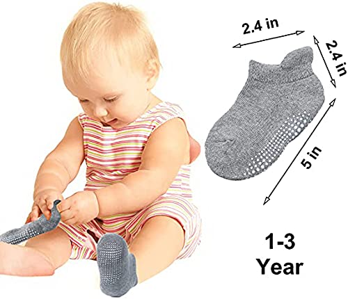 Anti Slip Non Skid Ankle Socks With Grips (2-3 Years)