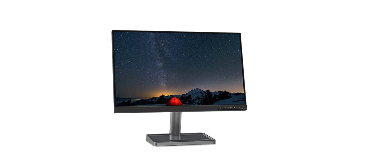 Lenovo L22i-30-22 inch Monitor, VA, FHD, IPS, 5ms, 75Hz, AMD FreeSync, 1920 x 1080, VESA, 3-side near edgeless, Metal Stand - 66CAKAC1AE, Black