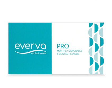 Everva PRO Premium quality Silicon Hydrogel Clear Contact Lens - Monthly Contact Lenses - prescibed contact lens - PACK OF 6
