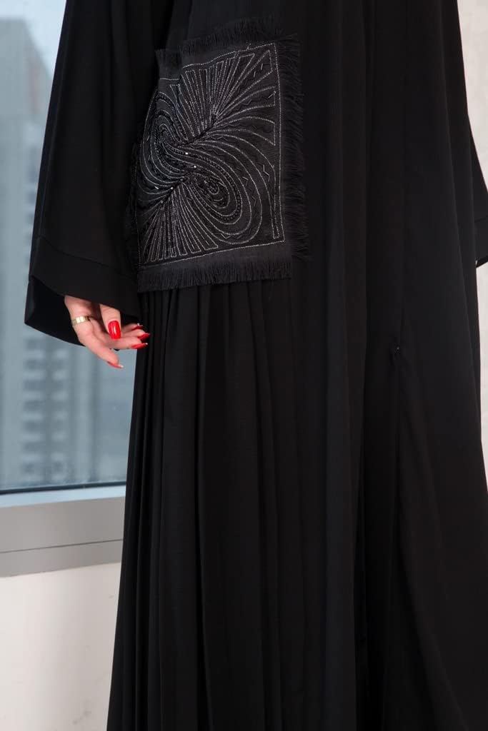 Nukhbaa premium abaya-AJ1412A-P