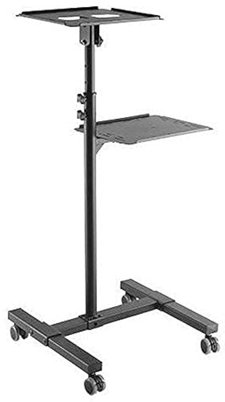 Newstar Cyber Steel Adjustable Projector & Laptop Floor Stand Trolley