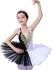 Kids' Girl's Camisole Leotard Ballet Tutu Dresses Performance Dancewear Skirts