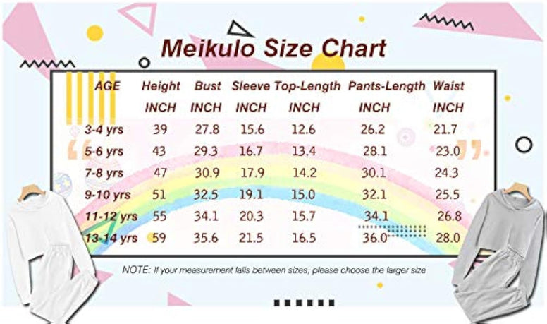 Meikulo Kids 2 Piece Outfits Girls Crop Tops Hoodies Long Sleeve Fashion Sweatshirts and Sweatpants