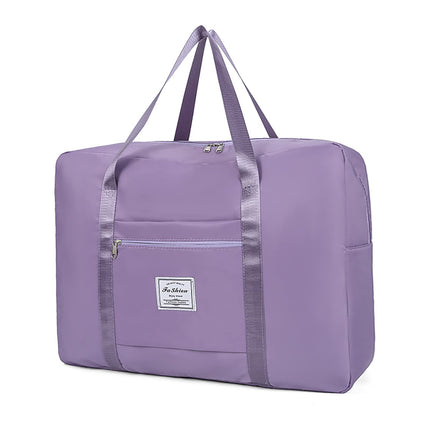 IMCUZUR Travel Duffel Bag, for Spirit Airlines Personal Item Bag 18x14x8 Carry on Luggage Overnight Bag, Weekender Bag for Women and Men (A-Purple), A-Purple, 17