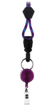 Prestige Medical Retractable Neck Lanyard, Purple, 1.2 Ounce