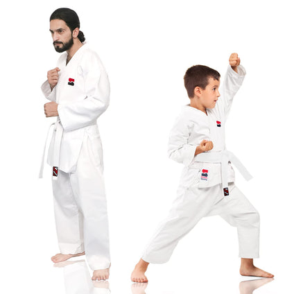 Stealth Sports Karate Gi with Belt – 8oz Karate Uniform for Kids and Adults – Lightweight and Comfortable Gi Uniform for Competition and Training