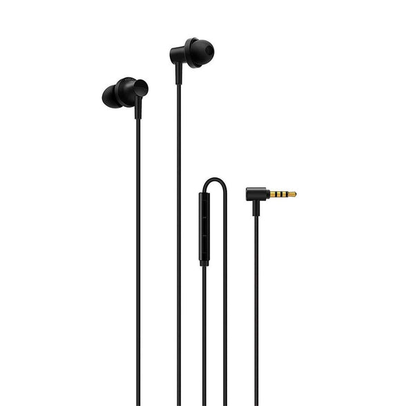 Xiaomi Mi Wired Universal In Ear Headphones Pro 2 Polished Exterior with Remote Control and Microphone, Graphene Diaphragm and Dual Driver Braided Wire Microphone Clearer Calls 3.5 mm Black, ZBW4423TY