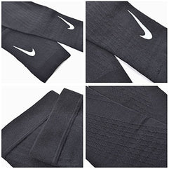 Nike Zoned Support Calf Sleeves Black/Silver LG