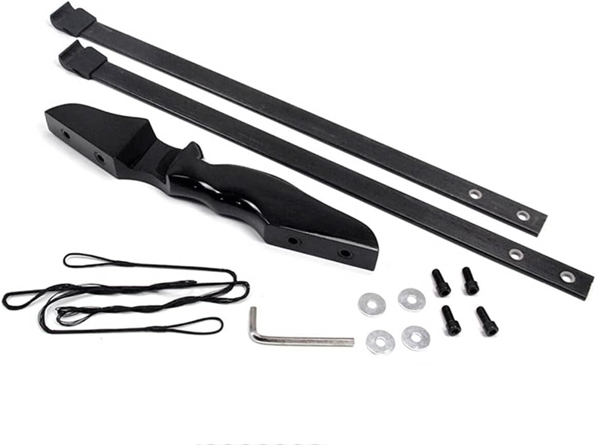 DOSTYLE Archery Takedown Recurve Bow and Arrow Set Hunting Long Bow Kit for Outdoor Shooting Training