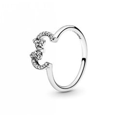 Pandora womens 925 sterling Silver Cubic Zirconia ring - 197509CZ-52