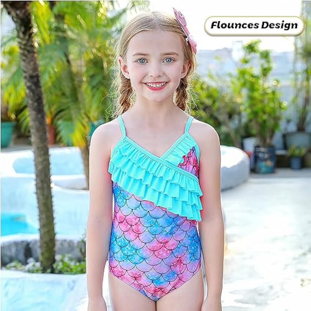 Girls Swimsuit Bathing Suit Tankini Mommy Me Two Piece One Piece Swimwear