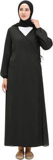 Abaya for Muslim Women Prayer Dress Long Sleeve Clothes Hijab Robe One Piece Garment Maxi size Islamic Kaftan