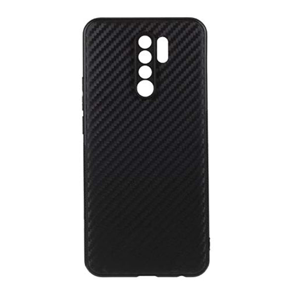 Xiaomi Redmi 9 Case Cover Slim Flexible Soft With Camera Protection Bump Back For (Black) By Nice.Store.Uae