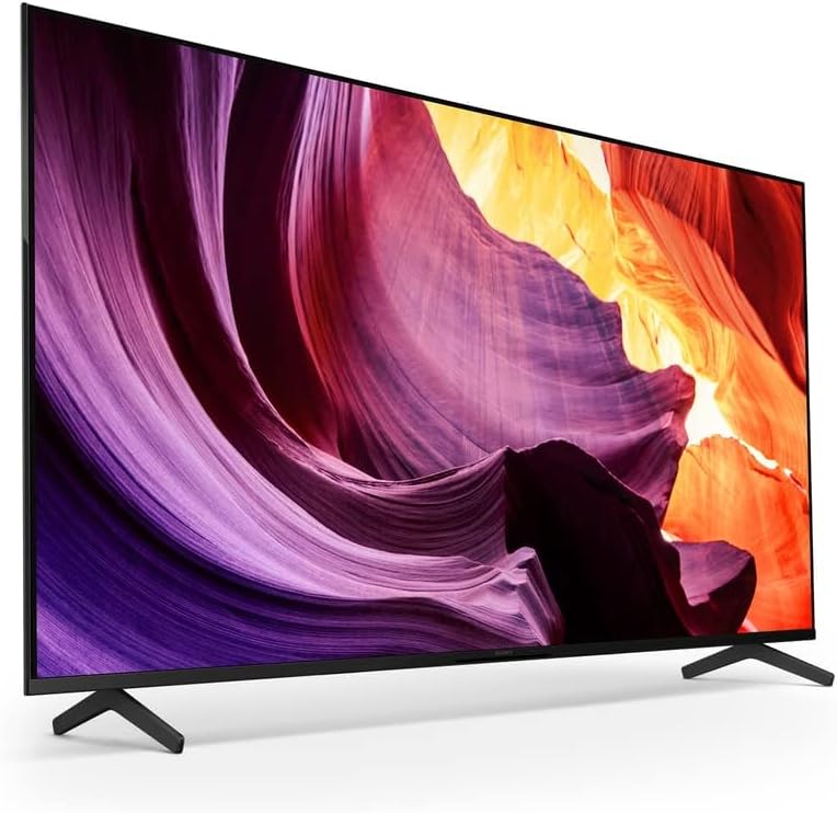 Sony 55 Inch 4K Ultra HD TV X80K Series: LED Smart Google with Dolby Vision HDR KD 55X80KBK 2022 Model, Black Bezel, KD55X80BK, KD-55X80BK